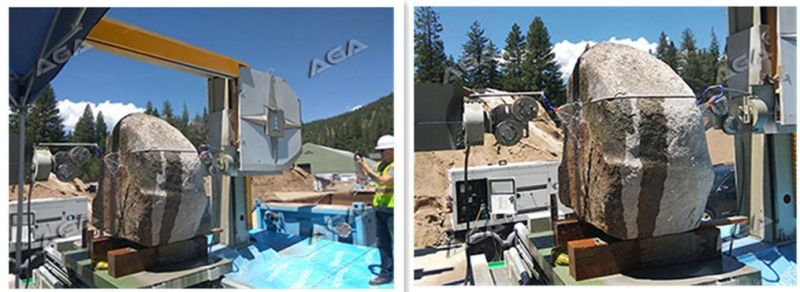 CNC Wire Saw Machine/ Cutting Granite Marble Stones Diversified Cuts/ Stone Engraving and Milling Machine (WS2000)