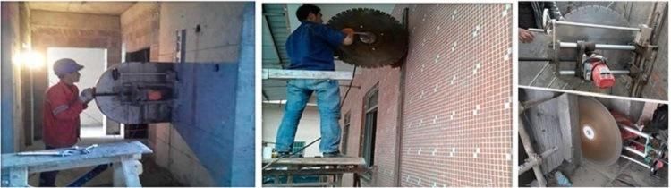 Electric Inverted Cutting Rock Saw Concrete Wall Saw Cutter Machine