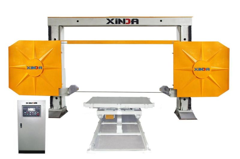 KXJ1800(With rotating table) block trimming diamond wire saw machine