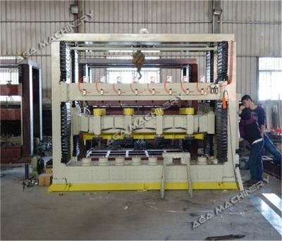 Multiblade Stone Lathe Machine for Cutting Granite/Marble Pillar/Column