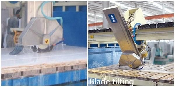 Granite Marble Stone Bridge Saw with Miter Head 45 Angle (XZQQ625A)