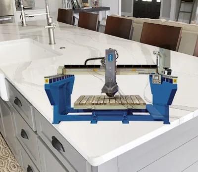 Automatic Laser Bridge Saw for Quarry Granite Marble Quartz Countertop Cutter (XZQQ625A)