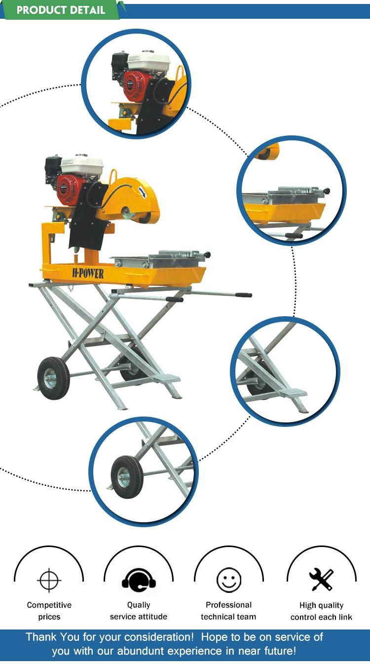 Petrol Air-Cooled Single Cylinder 4-Stroke Portable Tile Brick Cutting Saw