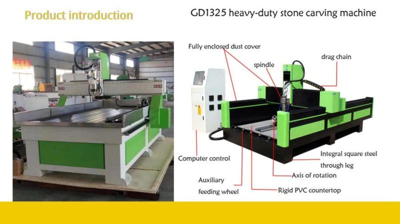 China Gold Supplier Wood Stone CNC Router Machine Stone CNC Engraving Machine Jade Engraver Cutting Machine