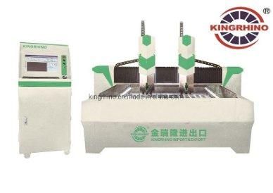 Two Heads Stone Carving Machine