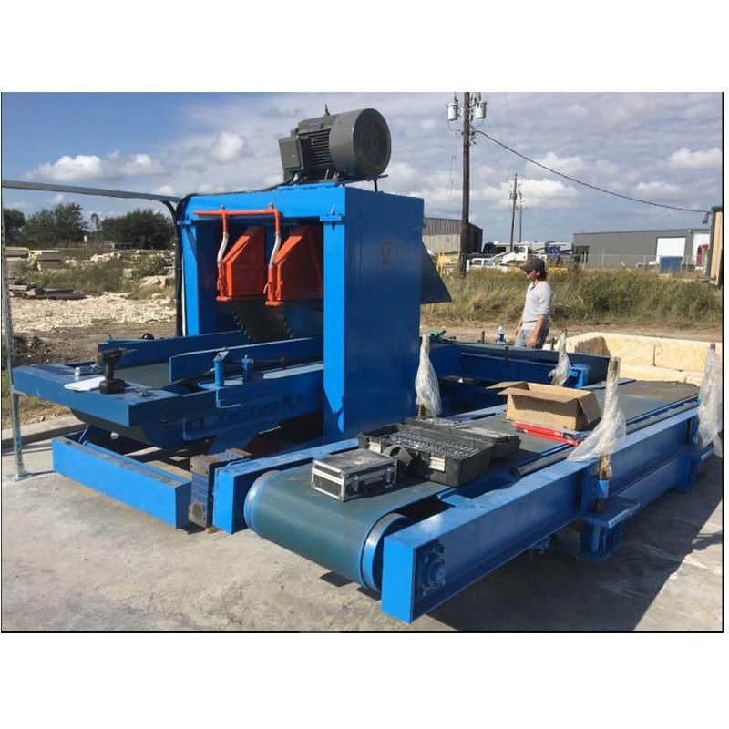 Double Group Cutting Blades Stone Tile Cutter Continuous Double Blade Cutter