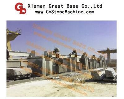 Auto Multi Blade Stone Bridge Granite Block Cutting Machine