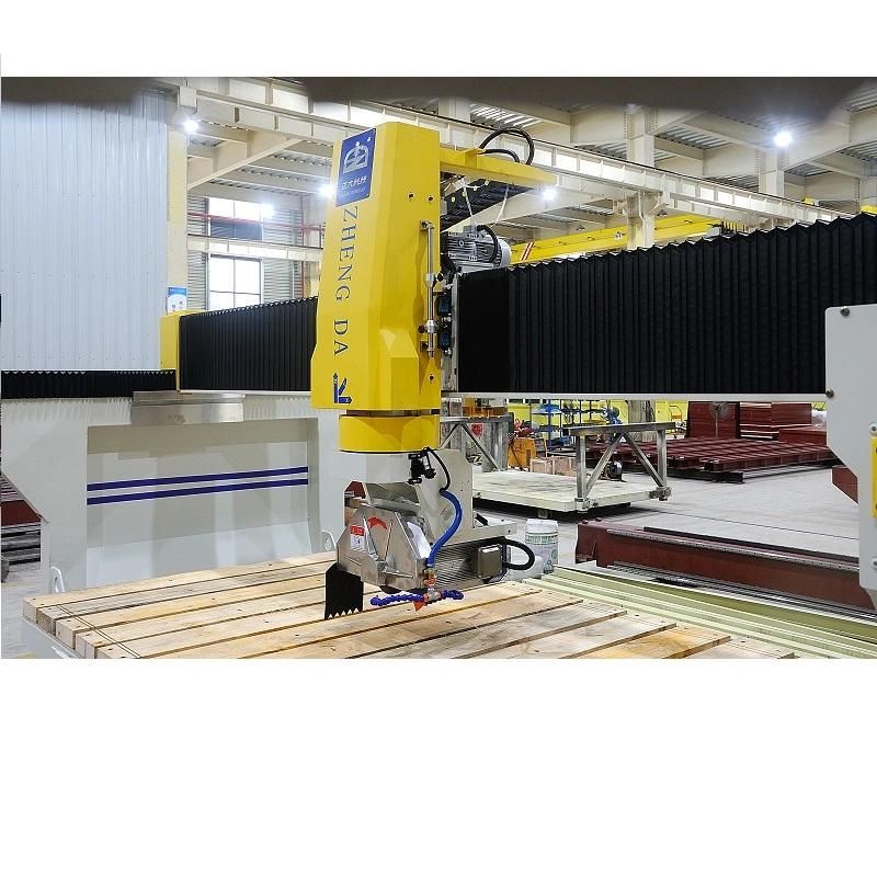 Stone Edge Cutting Machine Granite Bridge Saw with 45 Degree Chamfer