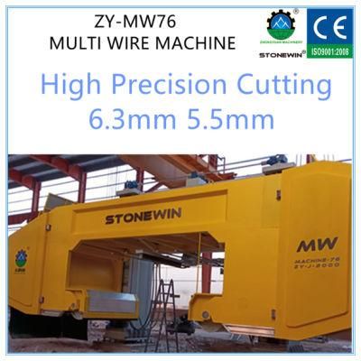 Diamond Multi Wire Saw Machine Processing 6.3mm 7.4mm Slabs