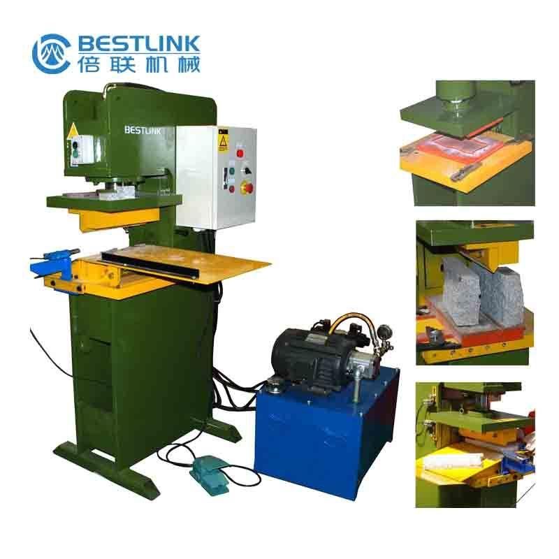 Three in One Hydraulic Stone Stamping Machine for Making Firepits