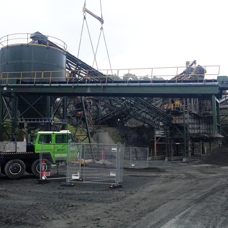 Steel Structure for Machine Frame Support
