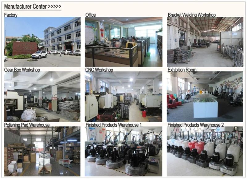 CE Certificated Marble Concrete Floor Grinder with High Quality