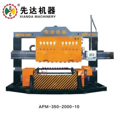 Marble Granite Stone Arc Slab Circular Slab Polishing Machine for Stone Processing