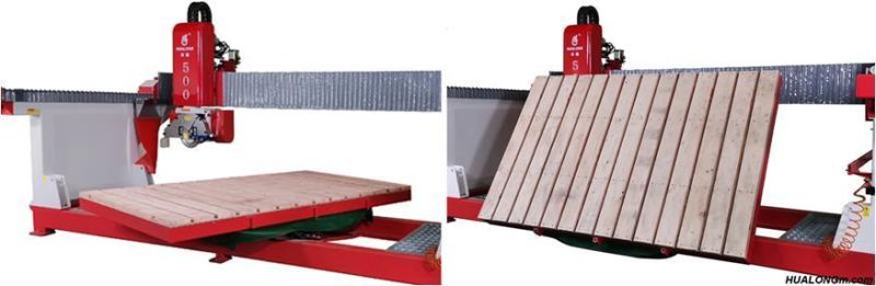 Hualong Stone Machinery Hsnc-500-650 CNC Bridge Saw Marble Cutting Machine with Milling Drilling Functions