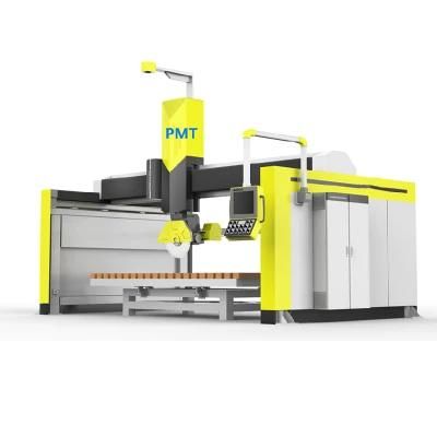 Quarz Stone Block Bridge Saw Cutting 4axis 5 Axis Bridge Saw 5axis Stone Router Granite Bridge Saw Stone Engraving Machine