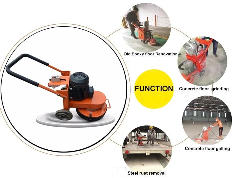 Simple Type Dustless Cement Concrete Floor Grinder