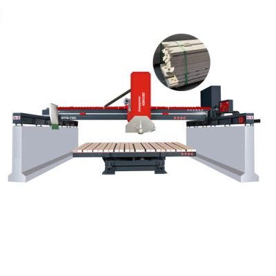 Granite CNC Revovling Double Blades Foam Cutting Stone Gangsaw Machine