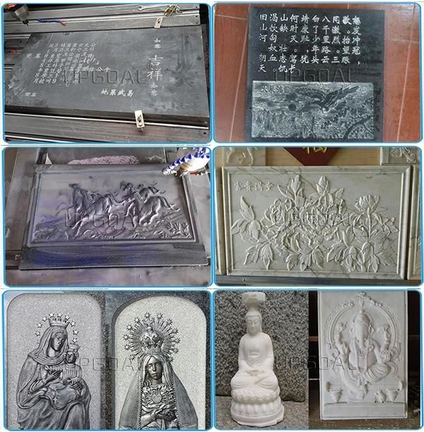Tombstone Gravestone CNC Carving Machine 3axis/4axis 1300*1800mm