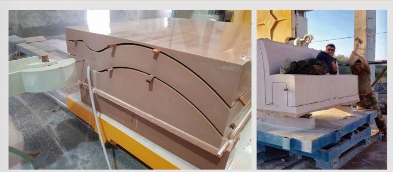 CNC3500 Diamond Wire Saw Stone Cutting Machine