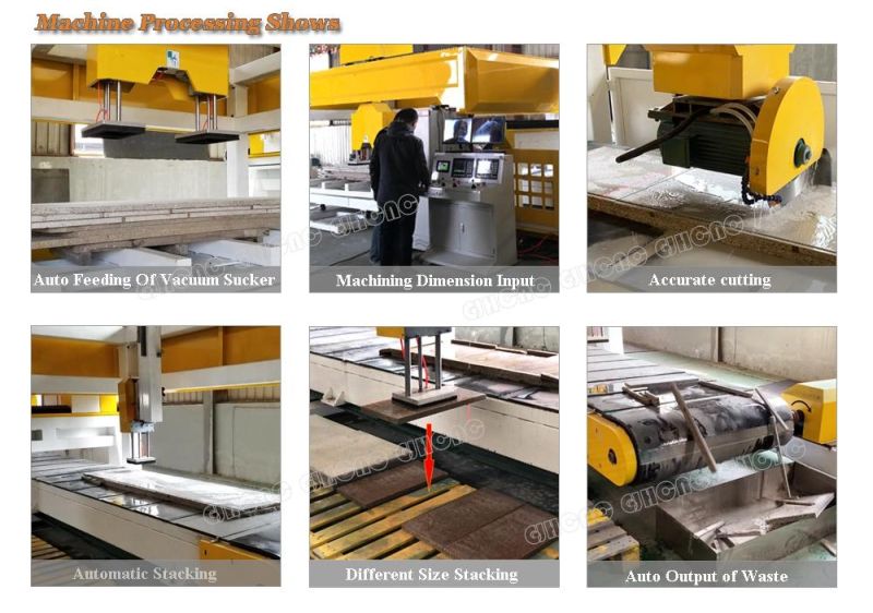Stone, Marble, Granite, Bridge Cutting & Palletizing Machine Line, Bridge Cutter