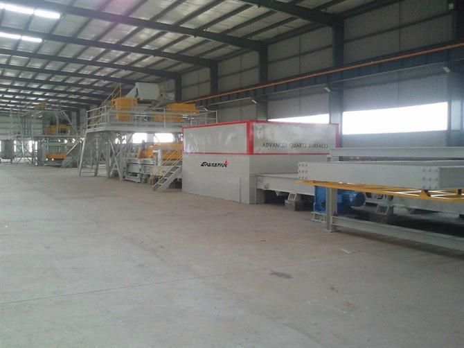 Automatic Artificial Quartz Slab Production Line /Stone Press Machine/Stone Processing Machinery/Quartz Making Machine