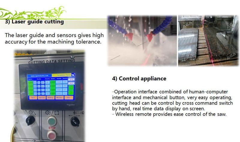 Automatic Bridge Saw Cutting Machine/CNC Machine Tile Cutter (XZQQ625A)