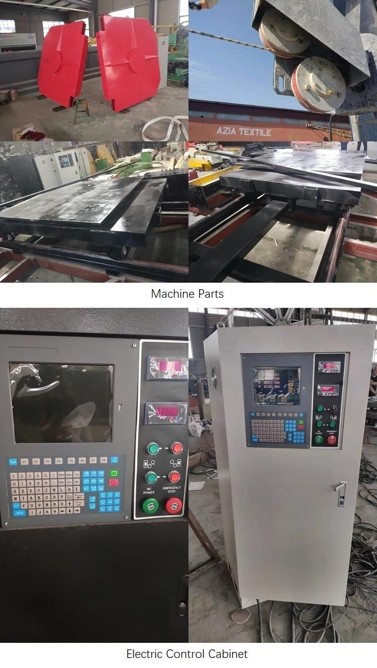 Granite Profile Stone Block Letter Character Profiling Diamond Wire Saw Machine