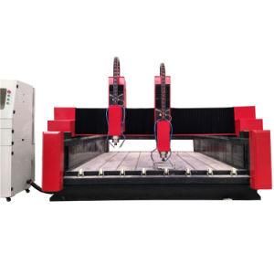 Double Spindle Head Stone Engraving CNC Router