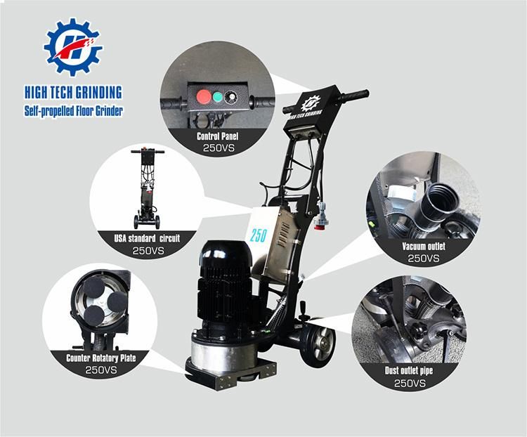 Wholesale 250mm Electric Edge Concrete Floor Grinder with Vacuums Hole