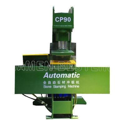 China 40 Dies Hydraulic Granite Paving Stone Stamping Machine