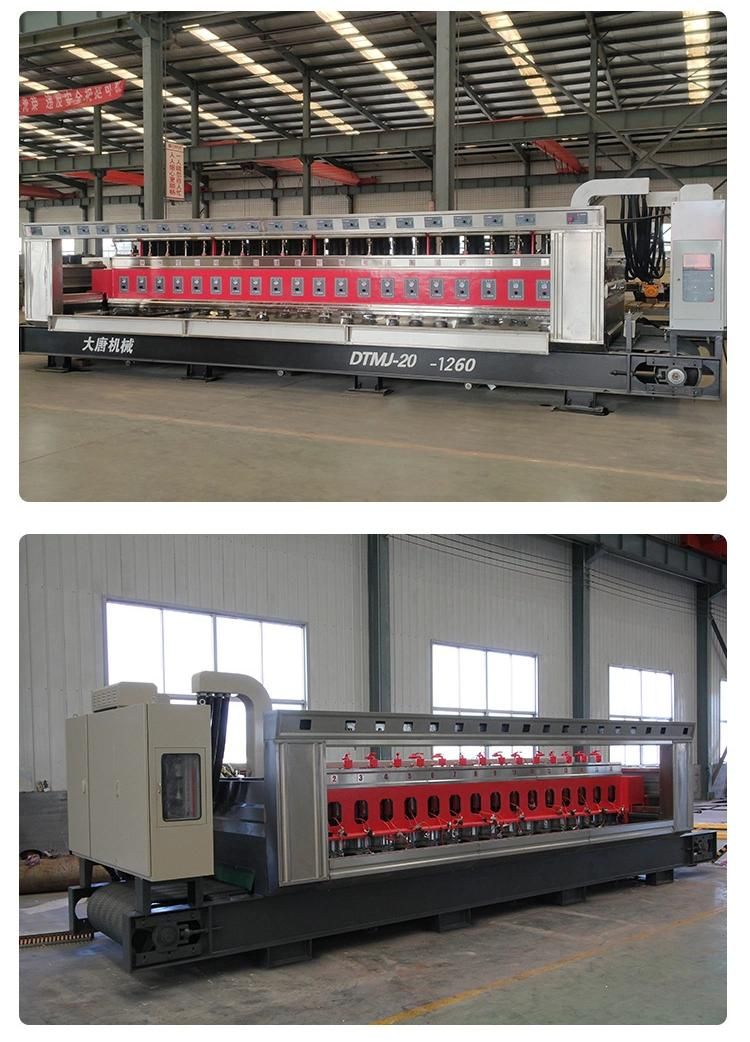 Multi-Heads Automatic Continuous Polishing Machine Granite Mitre Saw