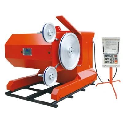 2-Inverters Unattended Operation Wire Saw Machine for Granite Quarrying