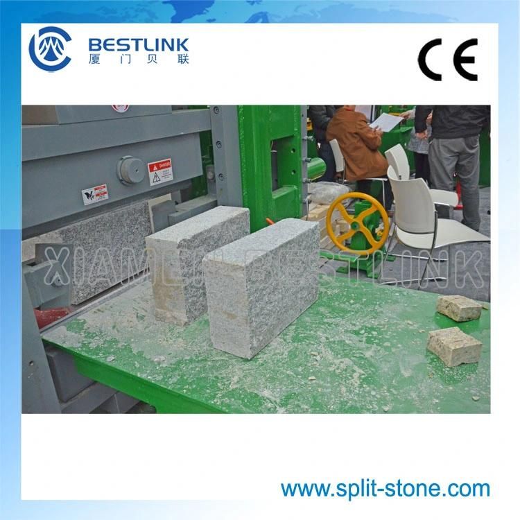 Hydraulic Stone Guillotine for Making Landscape Stones