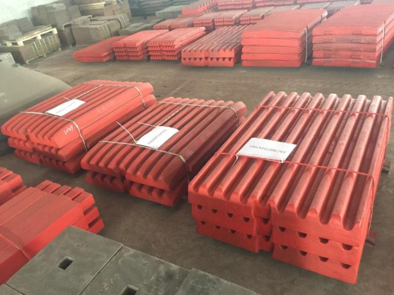 Hot Sale Fixed and Swing Jaw Plate for Jaw Crusher