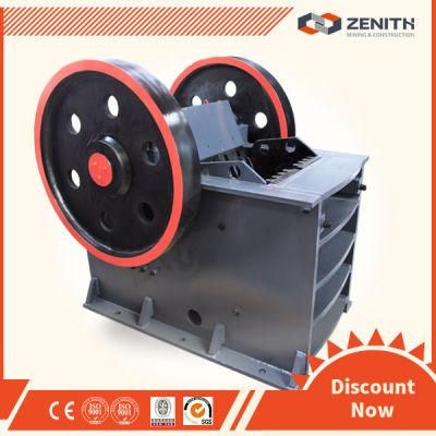Zenith PE Jaw Stone Crusher Use for Construction and Mining