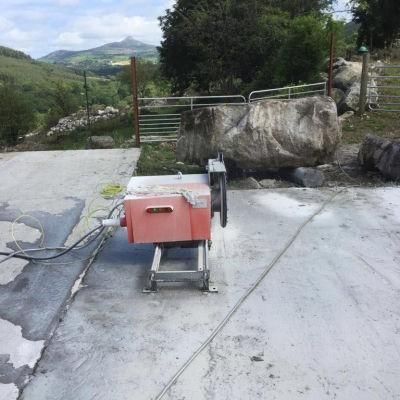18.5/22 Kw Electric Stone Concrete Wire Saw Machine for Concrete Block Cutting Squaring