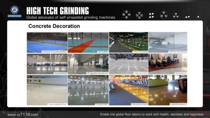 Concrete Terrazzo Floor Grinding Polishing Machine Floor Grinder