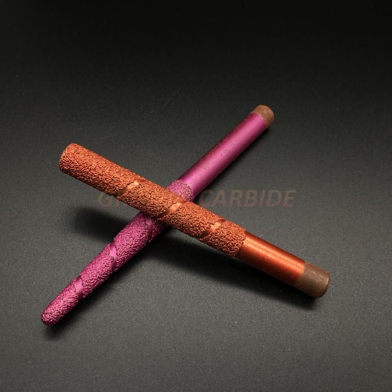 Gw Carbide- Brazed CNC Stone Carving Knife, Stone Carving Tools, Embossed Words, Granite Diamond Carving Machine Tool with High Resistance and Good Quality