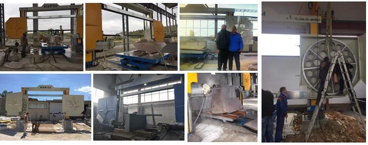 Granite Marble Stone CNC Diamond Wire Saw Cutting Machine for Cutting Block, Special Shape Stone