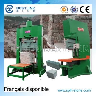 Hydraulic Natural Face Granite Stone Veneer Cutting Machine