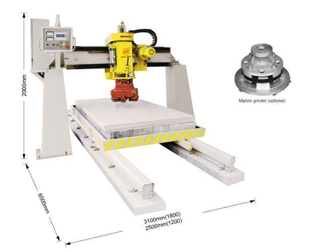 Qdm 1200 Gantry Type Stone Grinding Granite Polishing Machine