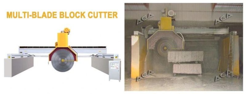 Multi Blades Block Cutter/CNC Stone/Granite/Marble Bridge Block/Cutting Machine (DQ2200/2500/2800)