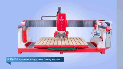 Automatic Infrared Granite Bridge Wet Saw for Stone Slab Cutting