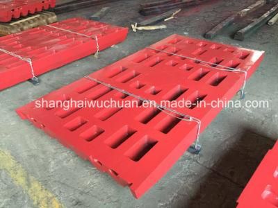 Jaw Dies Pegson Jaw Crusher Manganese Casting Steel Wear Spare Parts