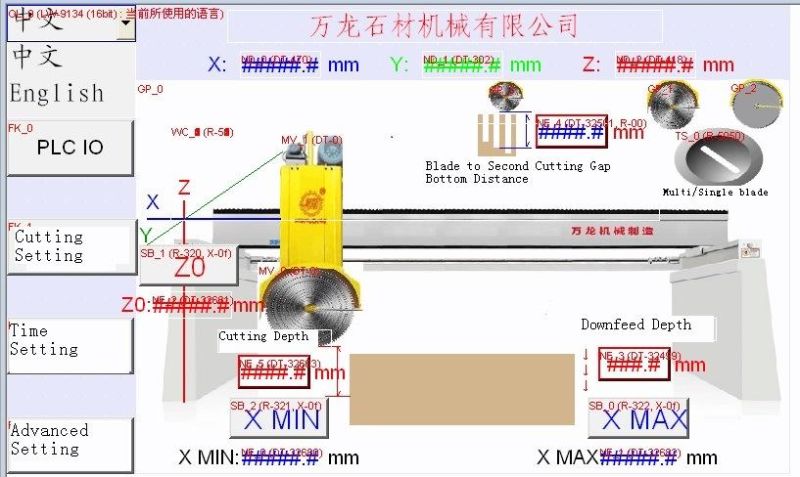 Economic Stone Block Saw Cutting Machine