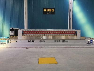 PLC Control System Auto Production Line Stone Tiles Polishing Machine