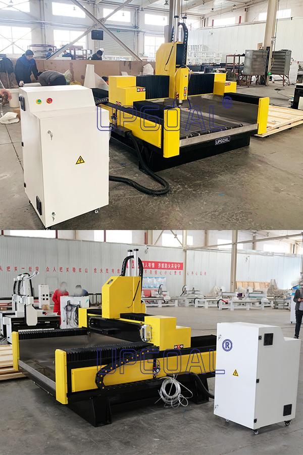 Middle Size 3D Relief Stone Marble Granite CNC Router Engraving Machine Heavy Duty