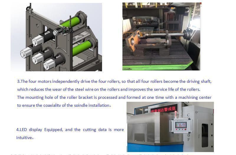 Rotary Double Material Plate Multi-Wire Cutting/Sawing Machine Chtxq-690f