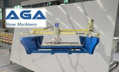 Laser Guide Granite &amp; Marble Bridge Saw Cutting Machine with 45&deg; Cut Hot Sale in The USA (XZQQ625A)