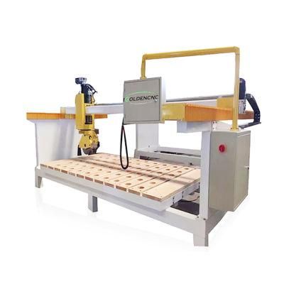 Bridge Saw Stone Cutting Machine Automatic Quartz Block Cutter 4 Axis 5 Axis Granite Slabs Edge Polishing and Sink Hole Cutting Machine